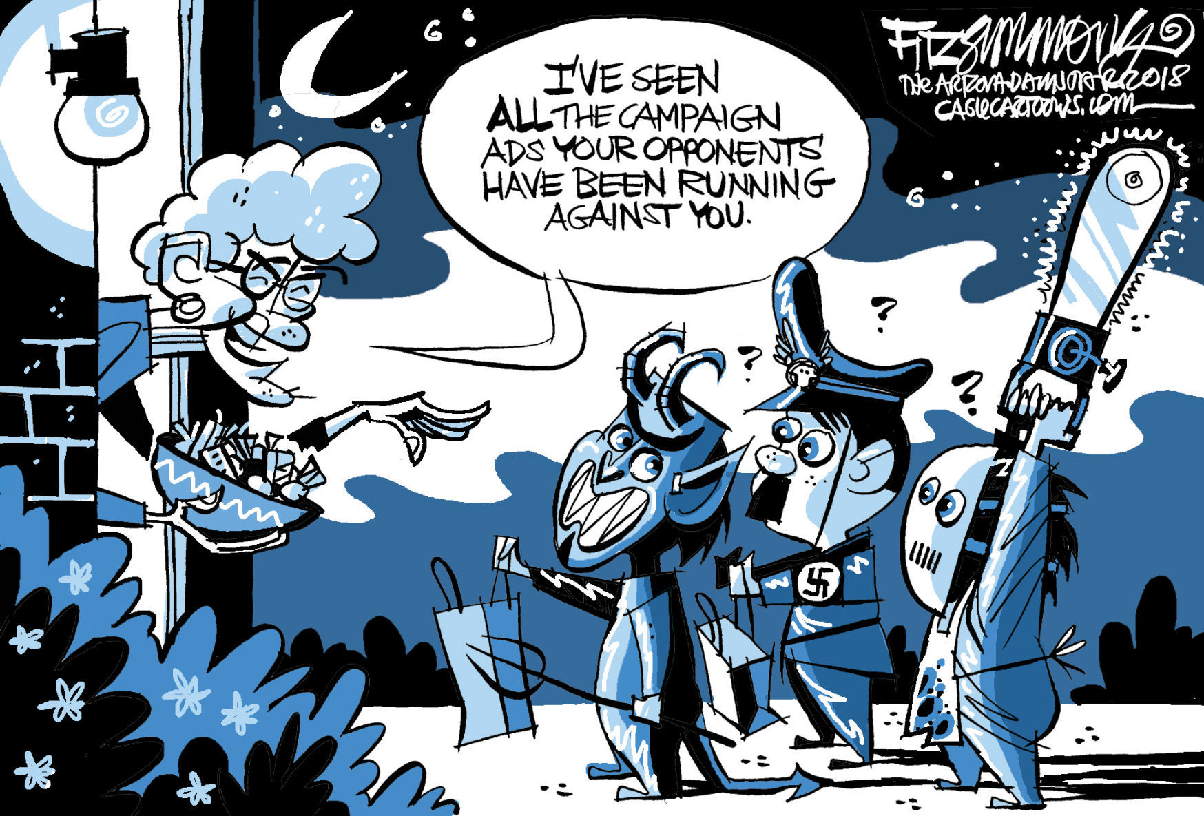 Daily Fitz Cartoon: Halloween 2018
